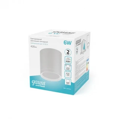Накладной точечный светильник Gauss HD022 (LED, 220V, круглые)