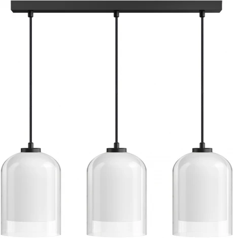 Подвесной светильник 33 ИДЕИ PND.102.03.17.007.BL-S.26.TR-S.27.WH (220V, на проводе)