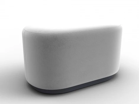 Пуф 007 (ДСП,Фанера/Пластик/Велюр/Молочный) Лига Диванов 132377