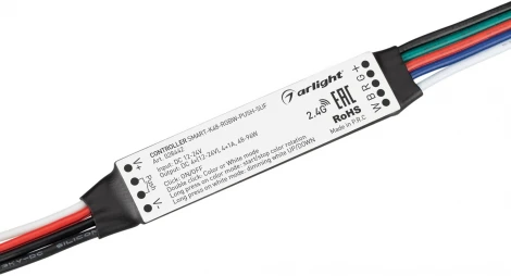 Контроллер SMART-K48-RGBW-PUSH-SUF (12-24V, 4x1A, 2.4G) (Пластик) 028442 Arlight