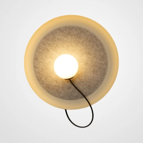 Настенный светильник Margott Wall D35 White By ImperiumLoft Margott-Wall01 (220V, шар, круглые)