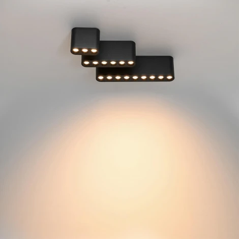 Потолочный светильник Odeon Light Small 7092/8CL черный/металл/акрил LED 8W 3000K 220V