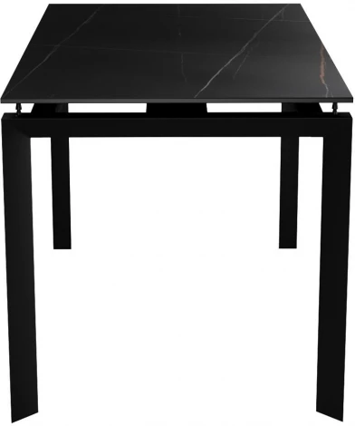 Стол DikLine KT120 мрамор черный Оникс,опоры черные