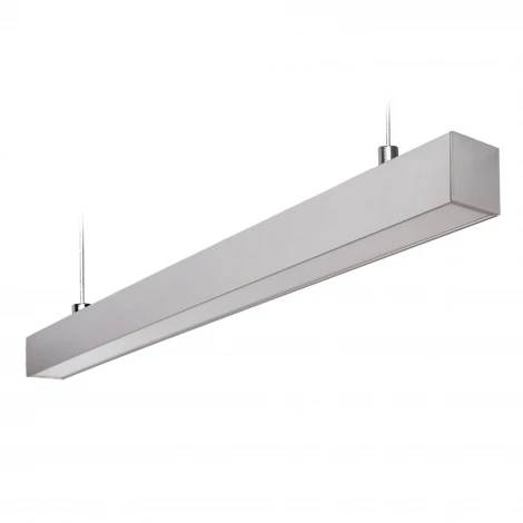 Подвесной линейный светильник светодиодный ULO-K10D 30W/5000K/L60 IP65 Uniel SILVER