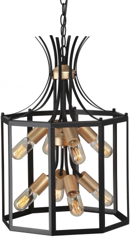 Подвесная люстра Vitaluce V3926-1/8, 8xE27 макс. 40Вт V3926-1/8 (220V, на цепи, круглые)