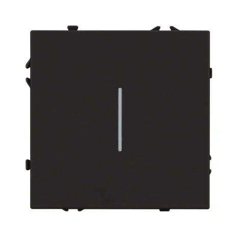 Механизм выключателя одноклавишный проходной LED SWT-NOBE-MKP1-SFPL-L-BK (230V, 10A) (Arlight) 054261