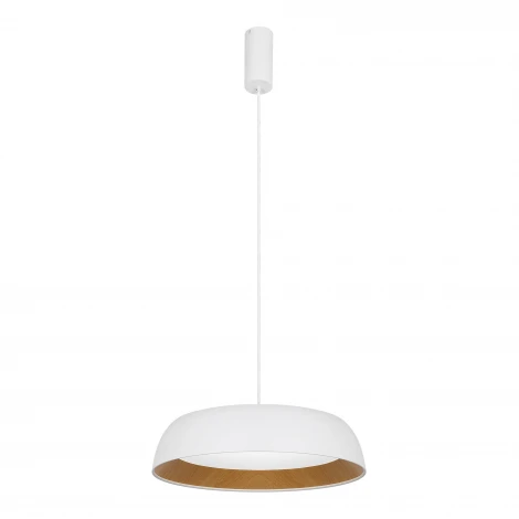 Подвесной светильник светодиодный Evoluce Muse SLE1812-503-01 Белый, древесный/белая LED 1*30W 4000K