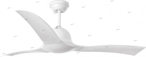 Вентилятор потолочный с пультом управления Faro Lakki, 3 лопасти, белый