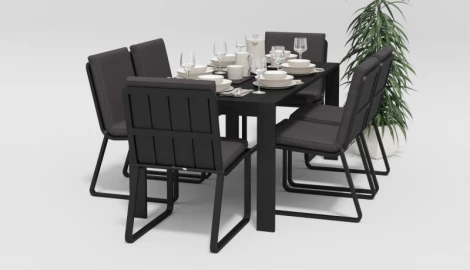 Стол Gardenini Malia (Алюминий/Темно-серый) TMLA.010018.T1