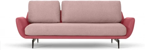 Диван Ispani трехместный ОГОГО (арт.786852), (Ткань,Экокожа/Розовый)