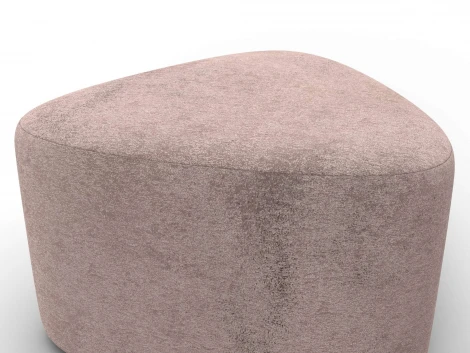 Пуф 004 (ДСП,Фанера/Пластик/Велюр/Бежевый) Лига Диванов 132363