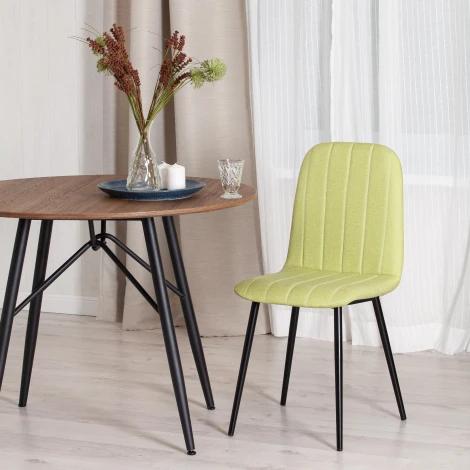 Обеденный стул Tetchair ARC (Ткань,Металл/Фисташковый,Черный) 17279