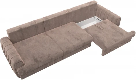 Диван прямой Лига-057 НПБ Лонг Лига Диванов (Велюр) арт.129246