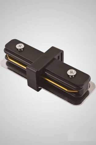 Прямой соединитель для встраиваемого однофазного шинопровод AM Group TRACK AM176V BK