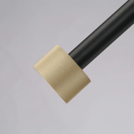 Подвесной светильник iLedex Delta 2362-1 BK+BR (220V, на проводе, круглые)