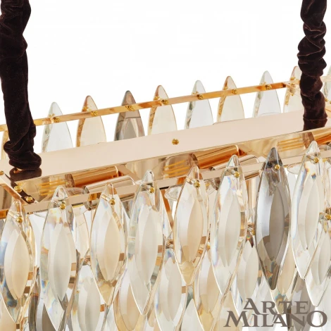 Подвесная люстра Arte Milano 99486.W900.L350.H380.E14.12 G (220V, на цепи)