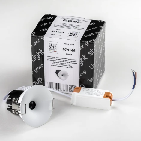 Встраиваемый потолочный светильник Lightstar Spira 074146 (LED, 220V, круглые)