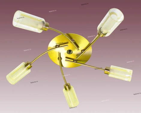 Потолочная люстра N-Light C3159 BM.5 satin brass