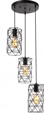 Подвесной светильник Toplight Marcia TL1175H-03BK (220V, на проводе, круглые)