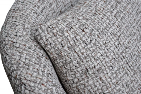 Кресло Verona вращающееся, шенилл серый Seppia-SER/бронза 70*77*80см Garda Decor