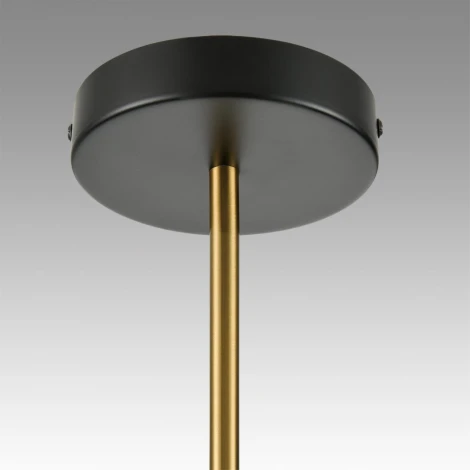 Потолочная люстра на штанге Lumion Tamaresa 8112/18 черный/бронза/прозрачный, металл/стекло G9 18*30W 220V