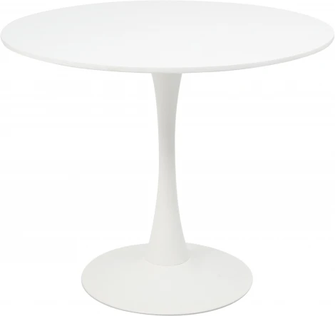 Стол TULIP (mod. 011) белый (металл, мдф)