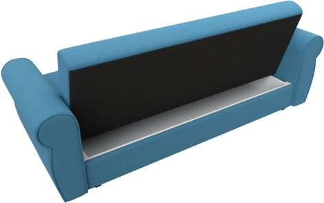 Диван-книжка Лига-019 (Голубой/Рогожка) Лига Диванов арт.125611