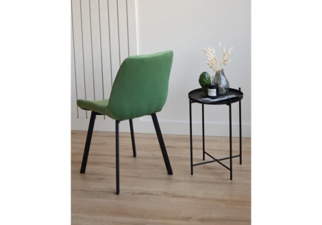 Стул на металлокаркасе Челси 360 П фисташковый (zd 651) / черный np 632507