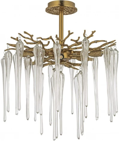 Потолочная люстра на штанге Dio D`arte Tavenna Antigue Tavenna H 1.3.46.101 A (220V, хрусталь)