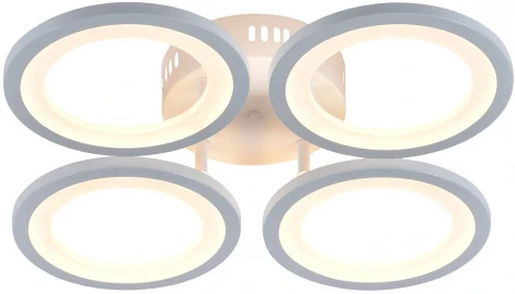 Потолочная люстра (+ночной режим) с пультом 10209/4 LED*60W Escada Corona 10209/4LED 60W кольцо