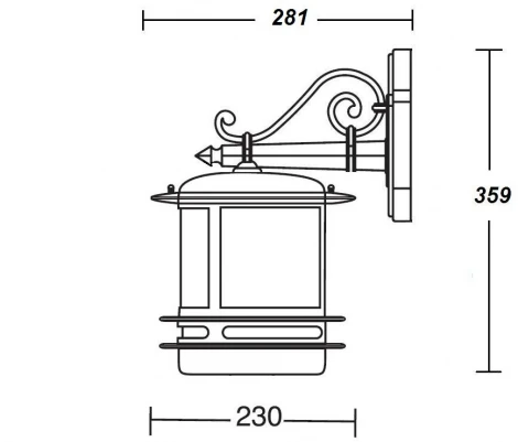 Уличный настенный фонарь Oasis Light TOKIO 68302/02 Bl opal (220V, IP44)