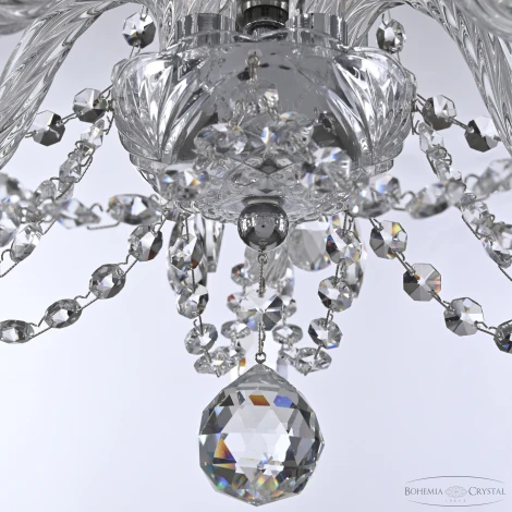 Подвесная люстра Bohemia 101 101/5/141 Ni (220V, подвески, на цепи, подсвечник, свеча)