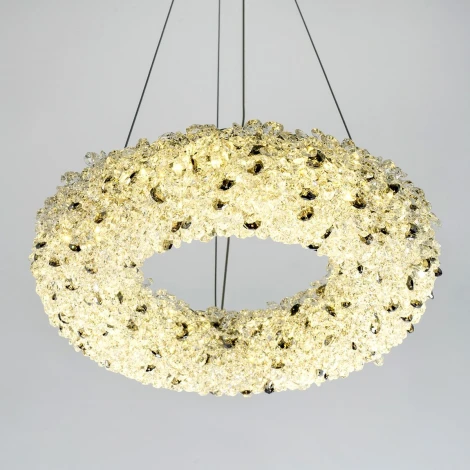 Подвесной светильник светодиодный хрустальный с регулировкой цветовой температуры Modelux MODESTYLE MS.6000.400 CR