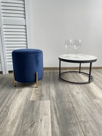 Пуф для гостиной RICE BLUVEL-86 NAVY BLUE / GOLD