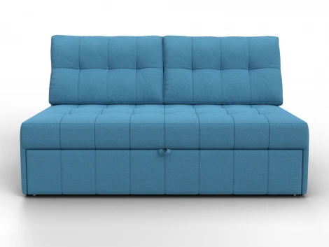 Диван прямой Лига-107 (140) (ЛДСП,Брус,Фанера,Рогожка/Голубой) Лига Диванов 134904