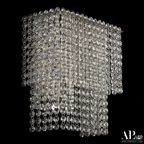 Бра хрустальное APL LED Sicilia SH500.B3.25-27.A.Ni.E14 (220V)