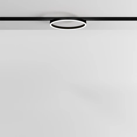 Трековый светильник магнитный однофазный 24W 48V Maytoni Rim TR227-2-24W4K-B (LED, кольцо)