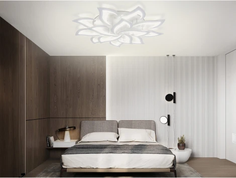 Потолочная светодиодная люстра с пультом ДУ, моб. приложением 240W, LED Natali Kovaltseva Olimp LED LAMPS 81335