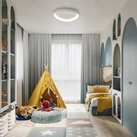 Потолочный светильник Mantra Niseko 8633 (регулировка яркости, LED, 220V, пульт управления)