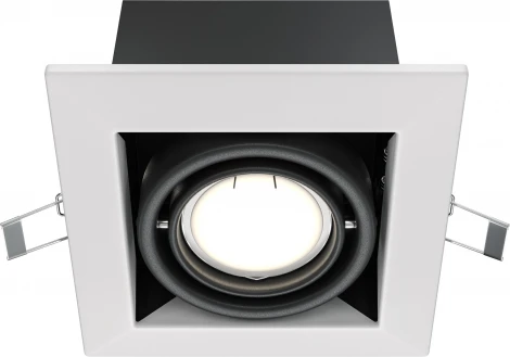 Встраиваемый светильник Metal Modern GU10 1x50Вт Maytoni Technical DL008-2-01-W (220V)