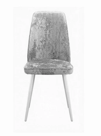 Стул DikLine 327 поворотный M13 светло-серый, ножки белые 00-00084791