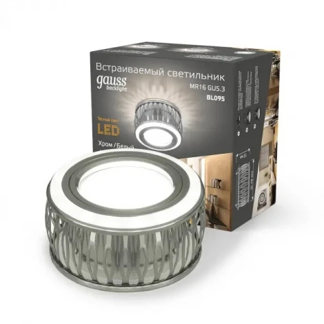 Встраиваемый точечный светильник Gauss Backlight BL095