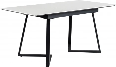 Стол R-Home Роналдо раздвижной 120-160 Светлый мрамор/Бабочка