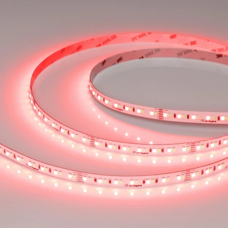 Светодиодная лента RT-A168-10mm 24V RGBW-Warm (20 W/m, IP20, 5m) (Arlight, высок.эфф.150 лм/Вт) 056879
