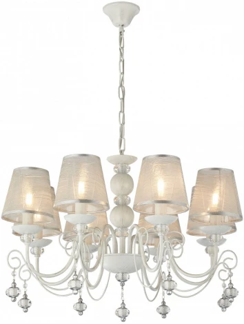 Подвесная люстра Arte Milano AM347620 347620/8 WT+SL (220V, подвески, на цепи)