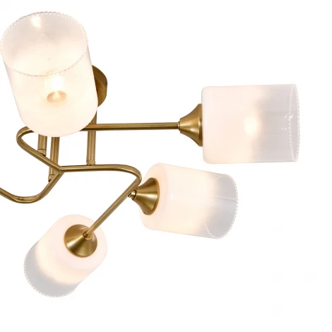 Потолочная люстра на штанге 150006/6R E27*60W Copper Escada Intera ES0000064