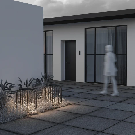 Наземный уличный светильник LED IP54 Maytoni Wisp O478FL-L18GF3K (220V, круглые)