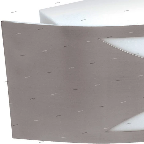 Светильник настенный уличный Horoz Mango, 1 плафон, никель с белым