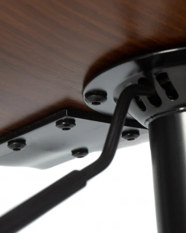 Стул барный JACK BLACK (цвет черный глянец PU ABD 002)