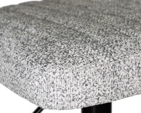 Набор 2 шт стул барный DOBRIN CHARLY BLACK (светло-серый твид (LEO04))